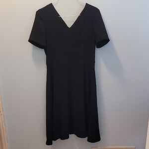 Tiffany & Co. Black V-Neck Midi Dress